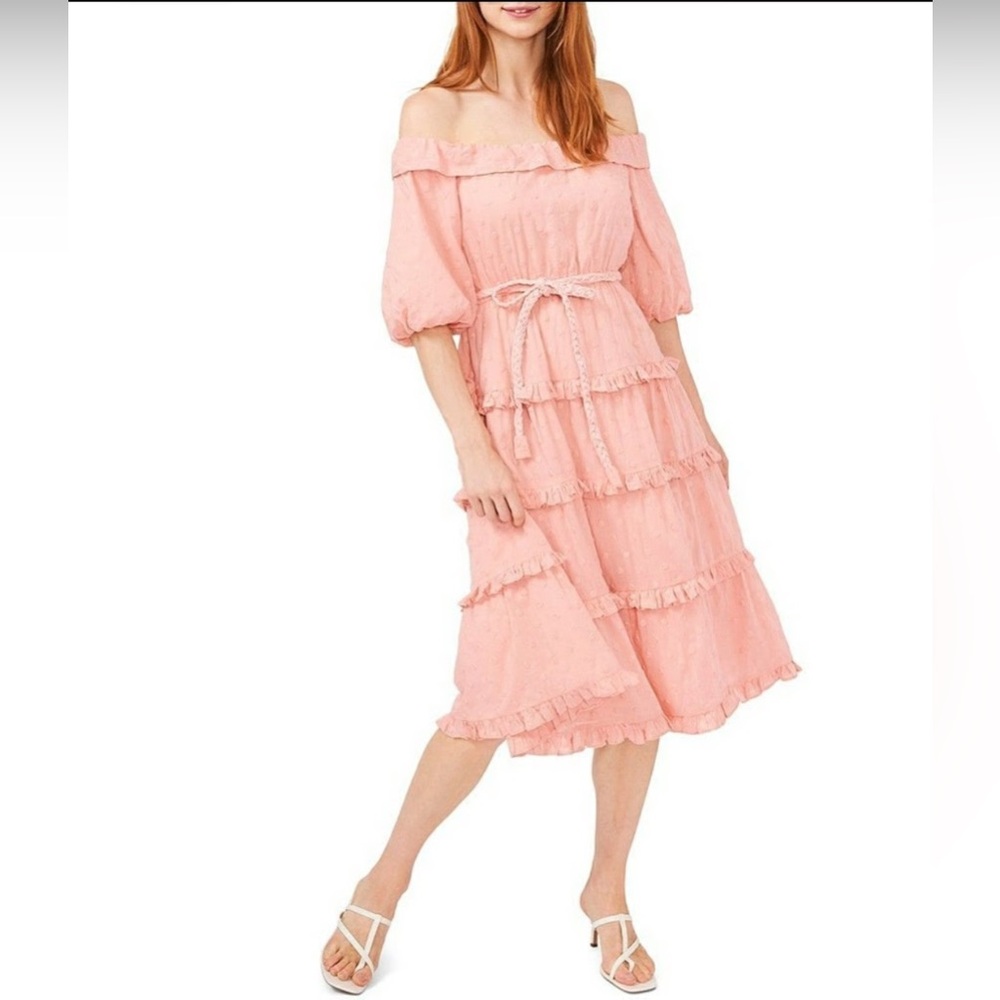 Chelsea & Violet Pink Ruffled Dress - Picture 2 of 7